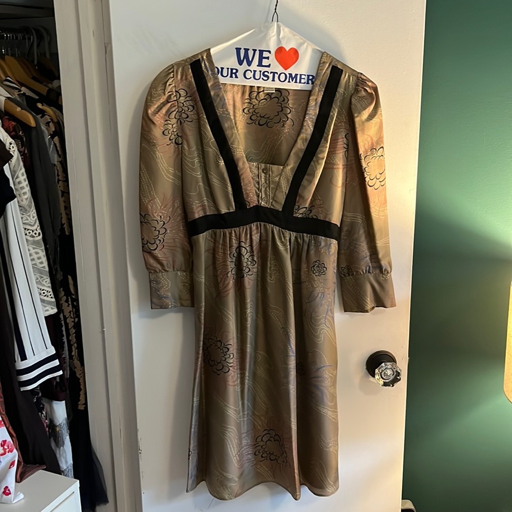 Gorgeous and unique silk dress